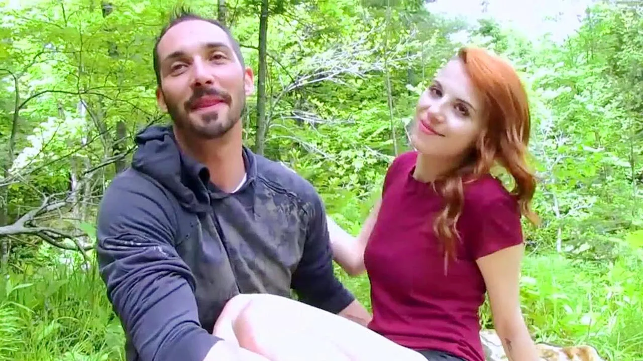 Райский секс у водопада