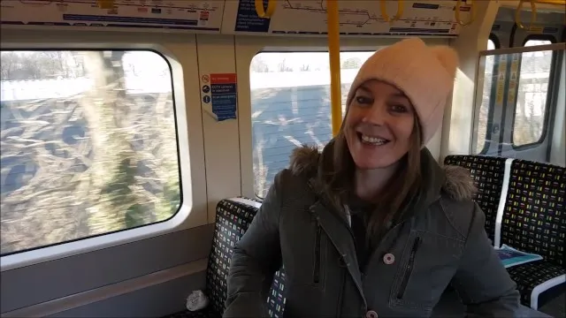 Быстрый минет в электричке